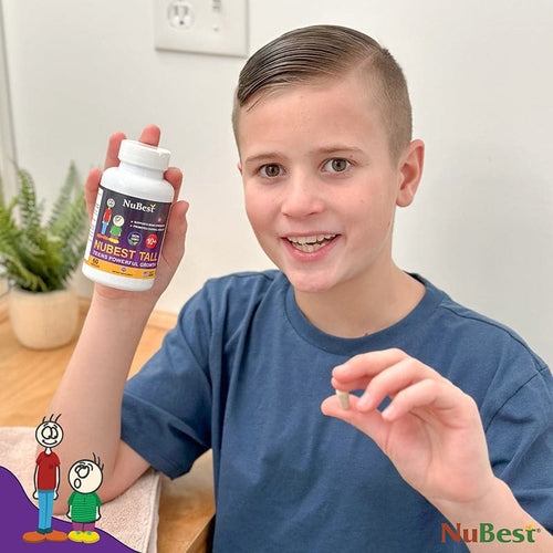 NuBest Tall 10+ Growth Support for Ages 10+ & Teens, 60 Capsules