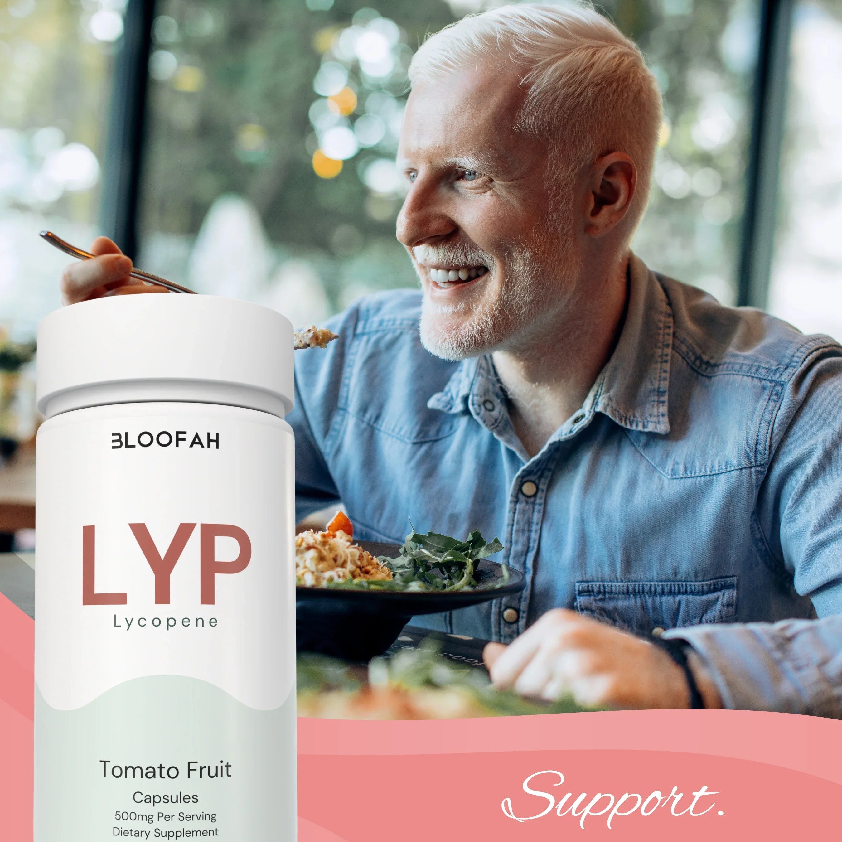 Bloofah LYP Lycopene Tomato Fruit Capsules 500mg | Natural Source of Lycopene