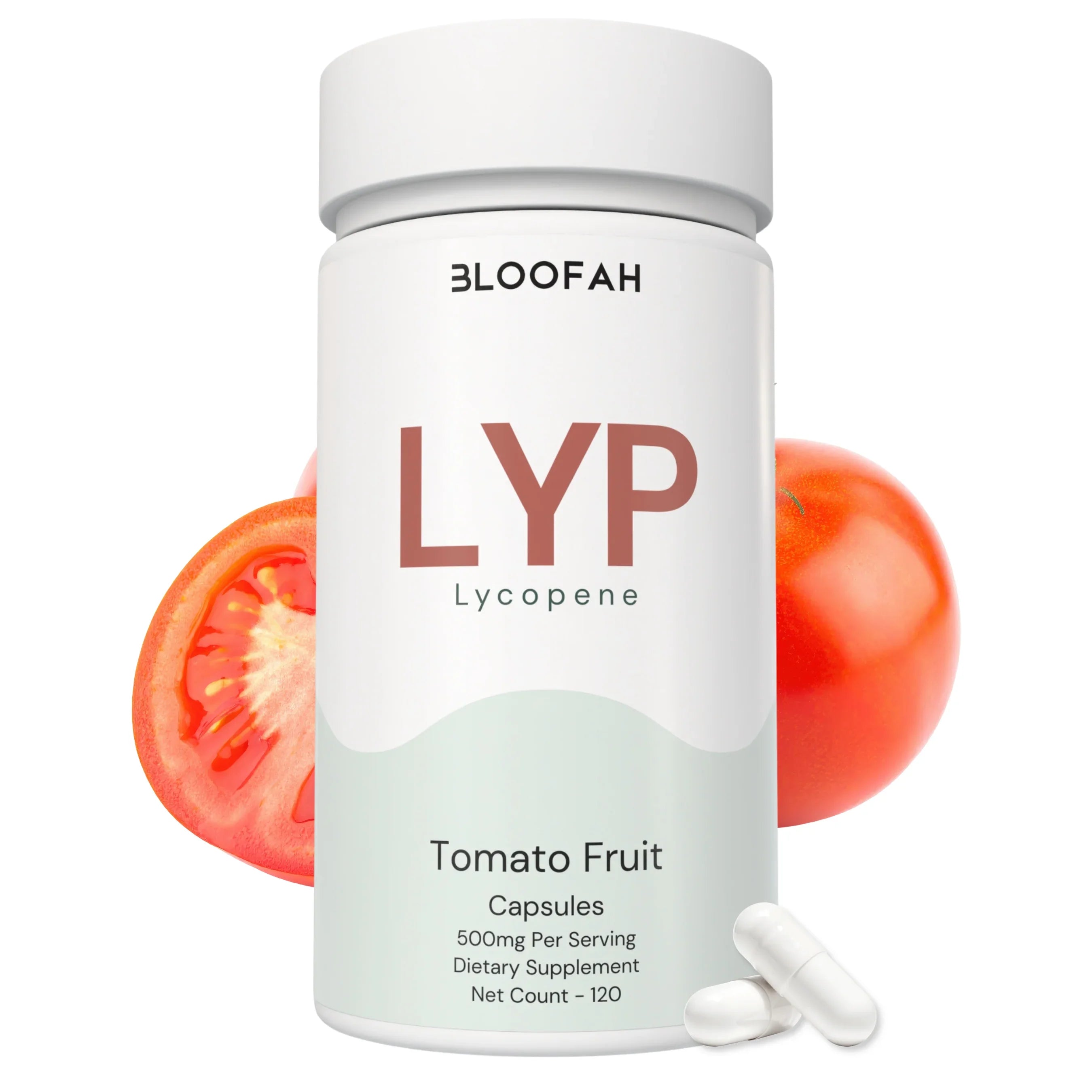 Bloofah LYP Lycopene Tomato Fruit Capsules 500mg | Natural Source of Lycopene