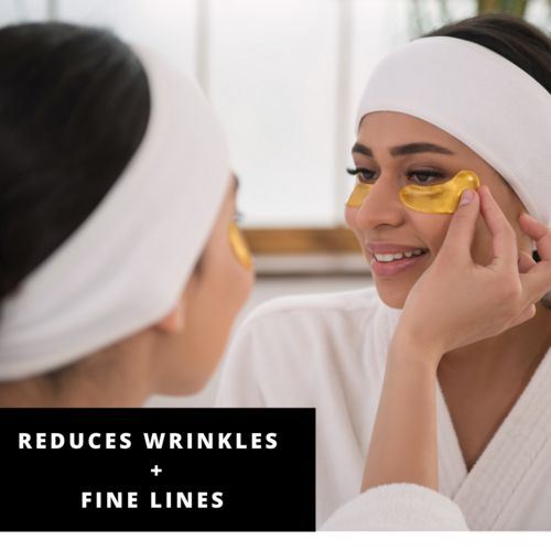 PURE SOL. Beauty Perk Up Gold Collagen Hydrogel Eye Mask