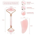 Rose Quartz Jade Roller Face Slimming Massager Face Lifting Natural
