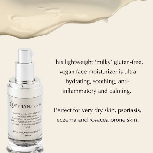 Lightweight Face Moisturizer for Sensitive & Dry Skin – Calming &