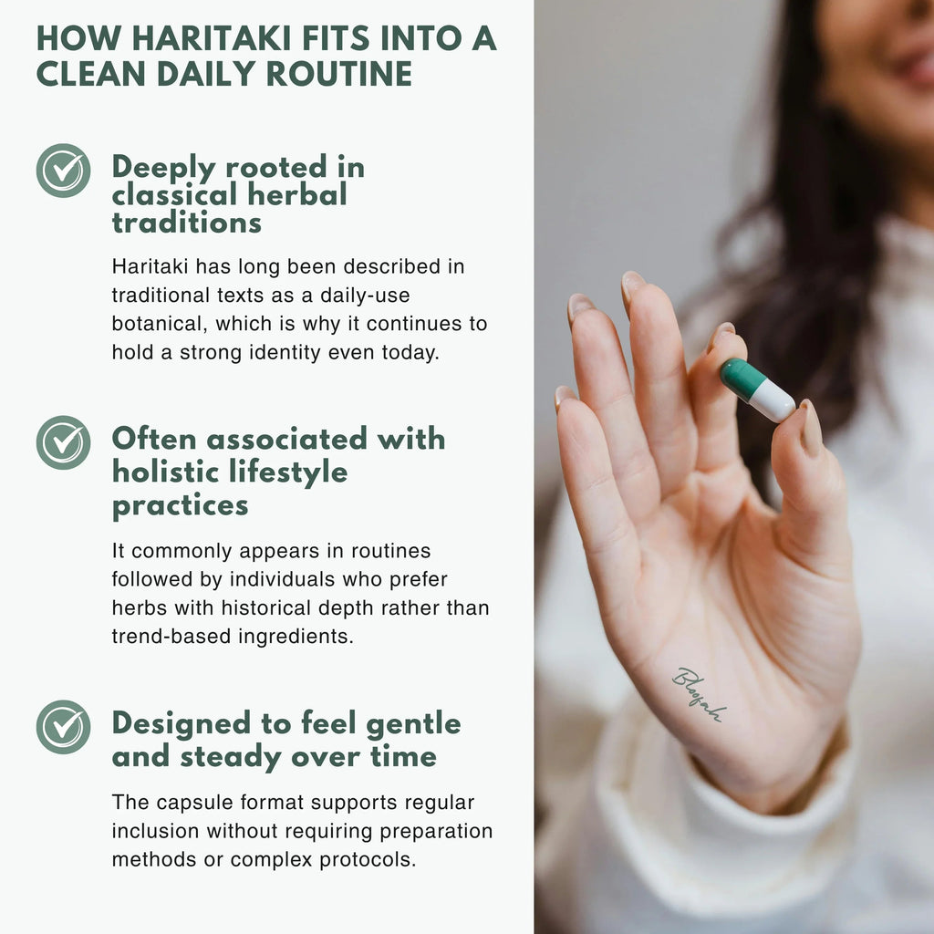 Bloofah HT Haritaki Capsules 500mg | Terminalia chebula Fruit Extract | 120 Capsules