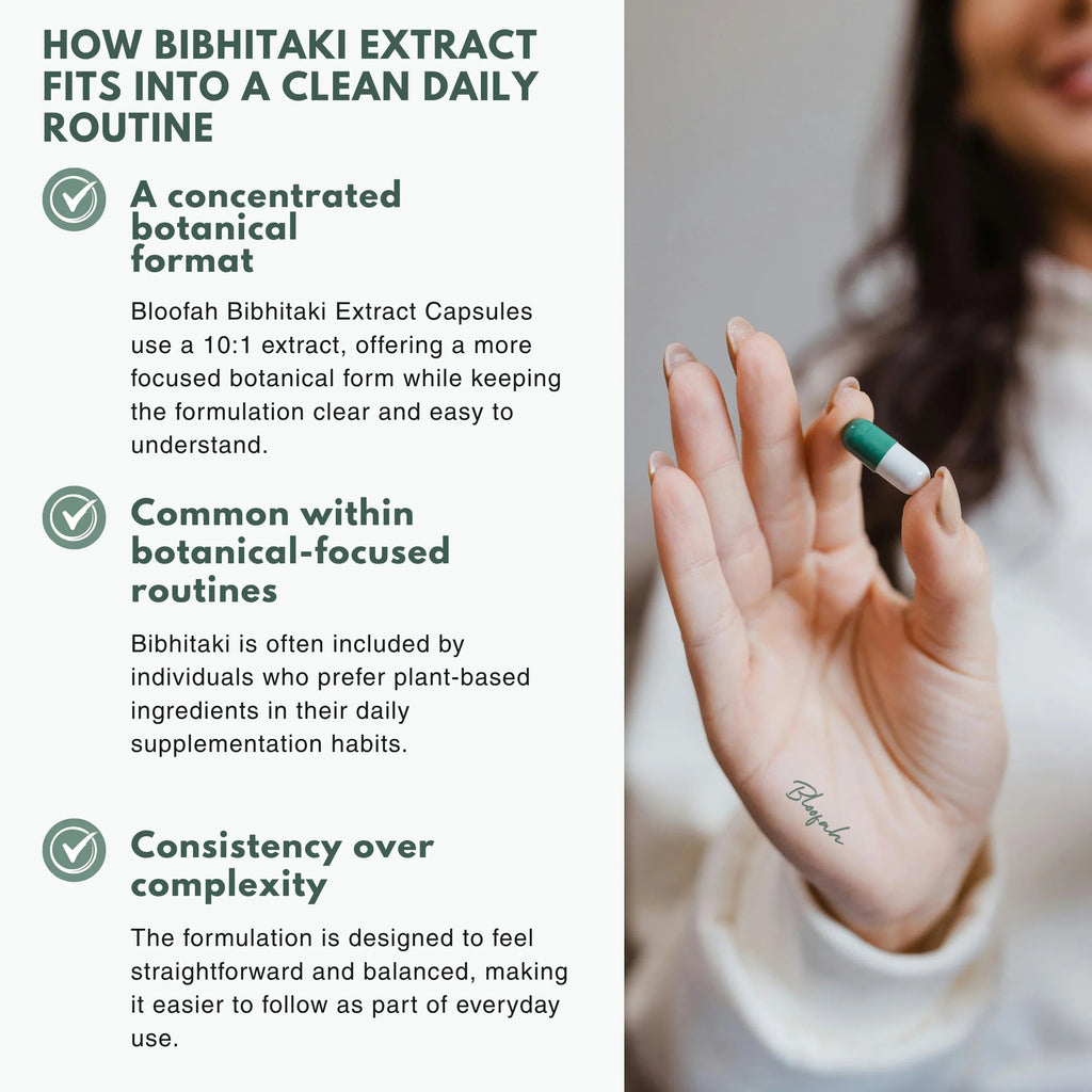 Bloofah BT Bibhitaki Capsules 500mg | Terminalia bellirica Fruit Extract | 120 Capsules