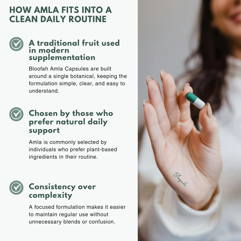 Bloofah AF Amla Capsules 500mg | Emblica officinalis (Indian Gooseberry) Extract | 120 Capsules