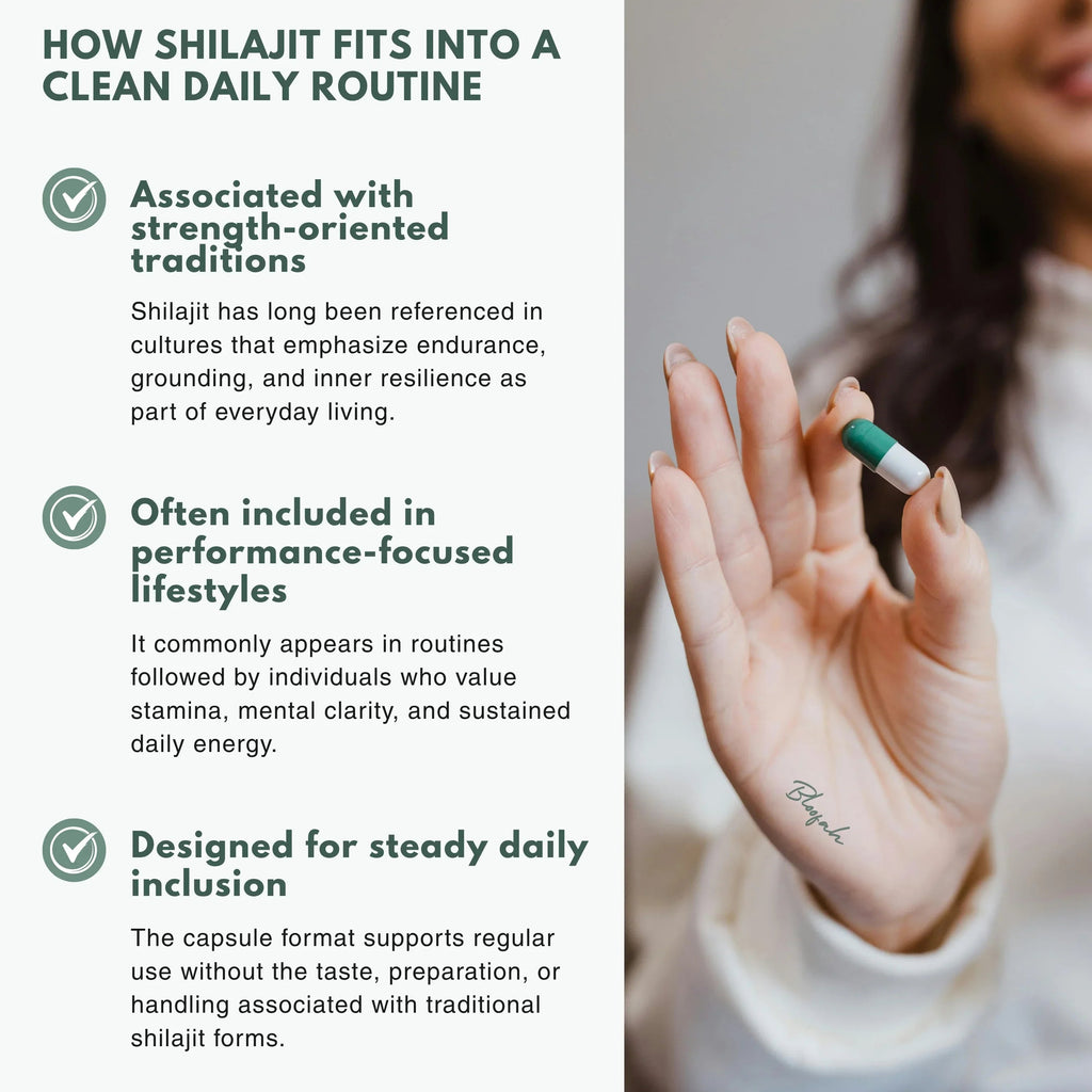 Bloofah SJ Shilajit Capsules 500mg | Himalayan Mineral Resin Extract | 120 Capsules