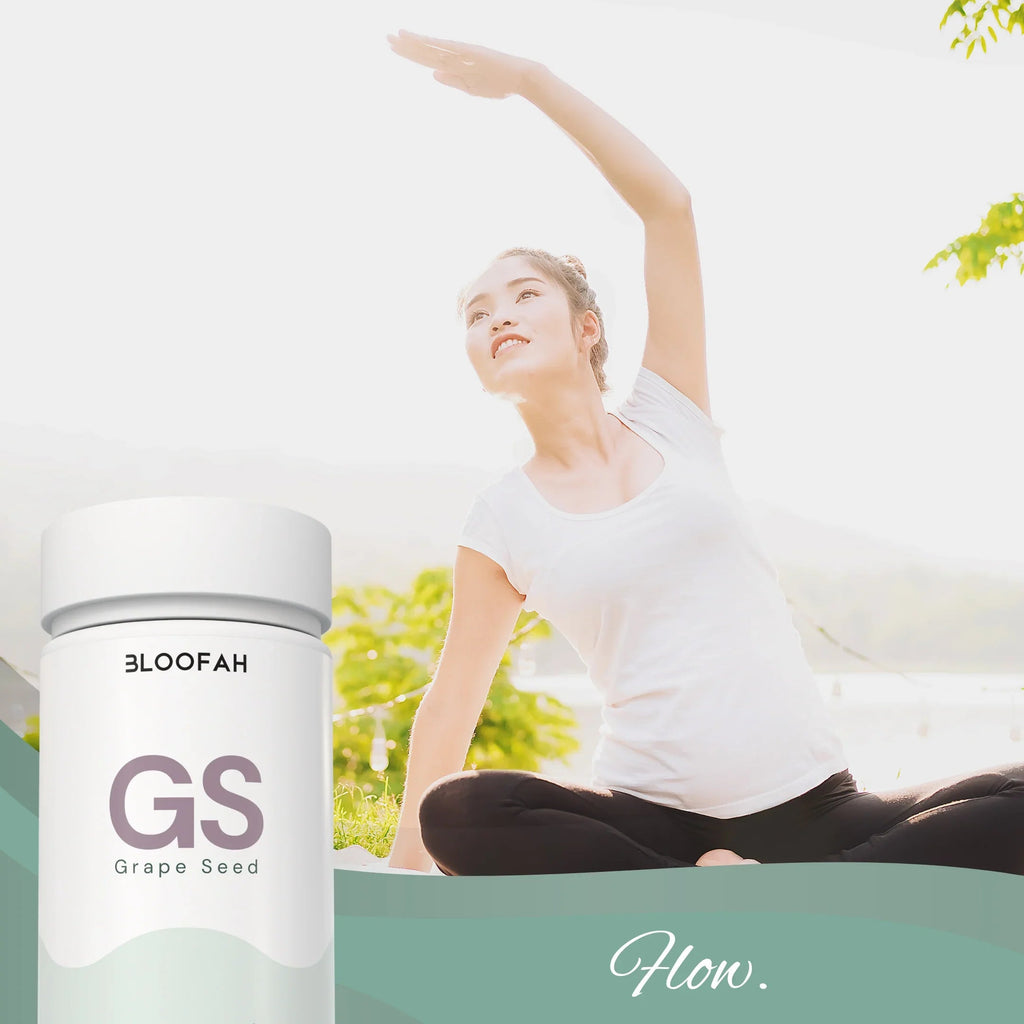 Bloofah GS Grape Seed Capsules 500mg | Vitis vinifera Extract | 120 Capsules