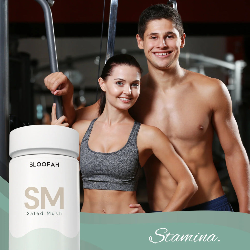 Bloofah SM Safed Musli Capsules 500mg | Chlorophytum borivilianum Root Extract | 120 Capsules