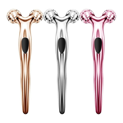 3D Face lift Roller Massager Massage Instrument 360 Rotate Roller