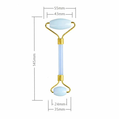 Nature Jade Facial Massage Roller Jade Gouache Stone Face Lifting Tool