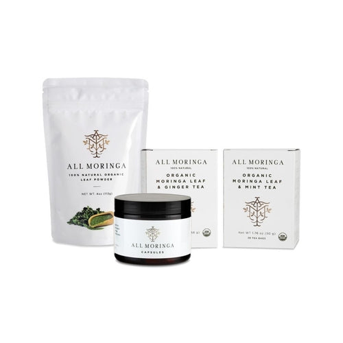 Ultimate Moringa Wellness Kit | Organic Superfood for Health & Beauty