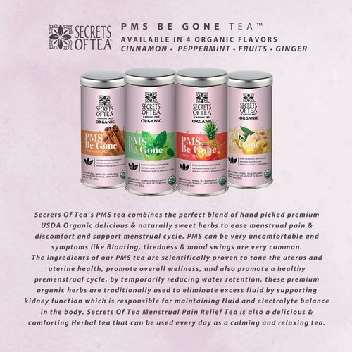 Secrets of Tea PCOS & PMS Herbal Support Tea for Women – Wellness &