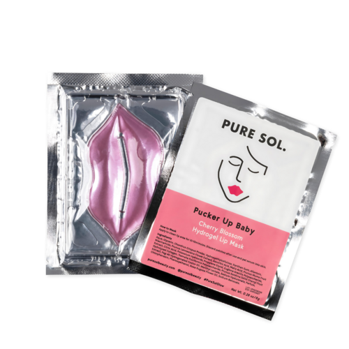 PURE SOL. Beauty Pucker Up Baby - Cherry Blossom Hydrogel Collagen Lip