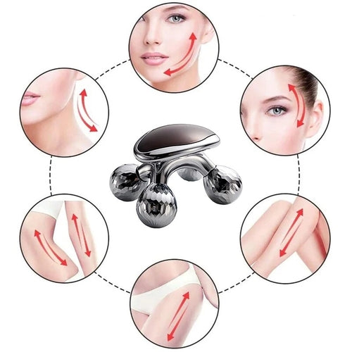 4D Face Massage Roller Weight Loss Fat Burning Anti-Cellulite Full