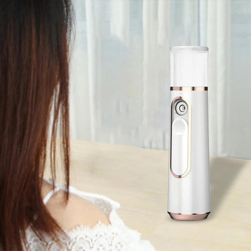 Mini Nano Facial Mister Face Steamer Moisturizing Refreshing Cooler