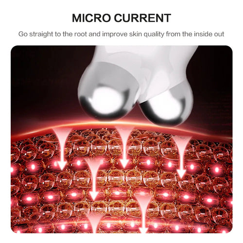 EMS Facial Massager Roller Microcurrent Face Lifting Machine V-Face