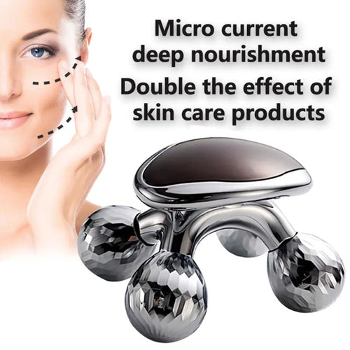 4D Face Massage Roller Weight Loss Fat Burning Anti-Cellulite Full