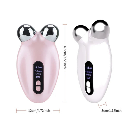EMS Facial Massager Roller Microcurrent Face Lifting Machine V-Face