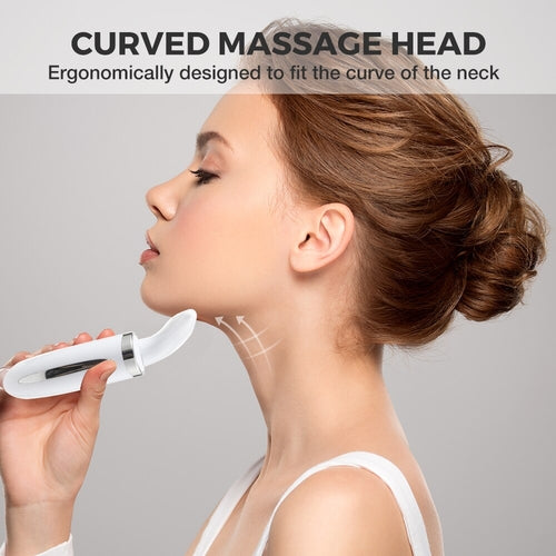 2 Roller Face Massager Neck Beauty Device EMS LED Photon Therapy Skin