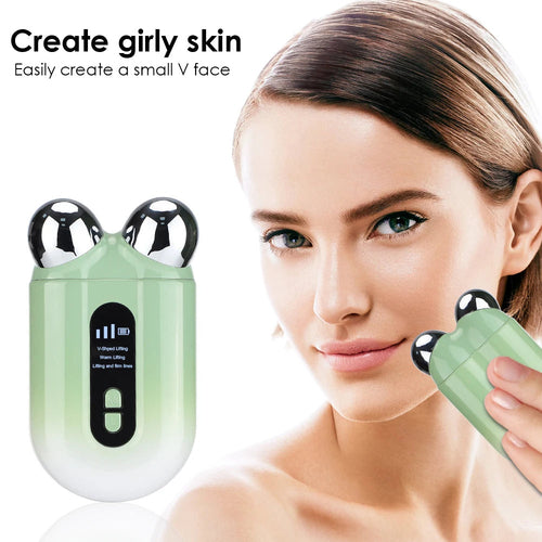 EMS Facial Massager Roller Microcurrent Face Lifting Machine V-Face