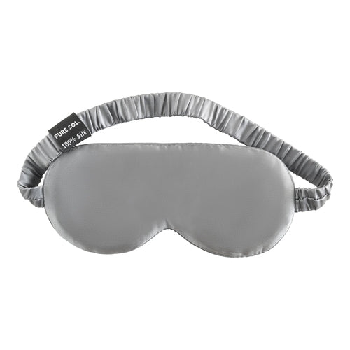 PURE SOL. Beauty Silk Sleep Eye Mask- Black Onyx