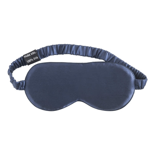 PURE SOL. Beauty Silk Sleep Eye Mask- Black Onyx