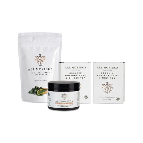 Ultimate Moringa Wellness Kit | Organic Superfood for Health & Beauty