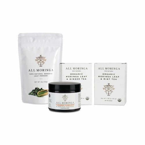 Ultimate Moringa Wellness Kit | Organic Superfood for Health & Beauty