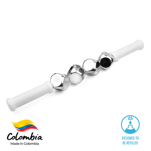 Metal Therapy Refillable Rollers Body & Face 4 Pieces | Cryotherapy