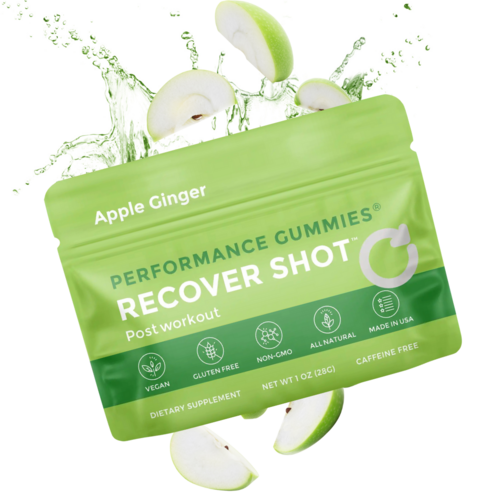 Recover Post-Workout Supplement Gummies Apple Ginger 12-Pack
