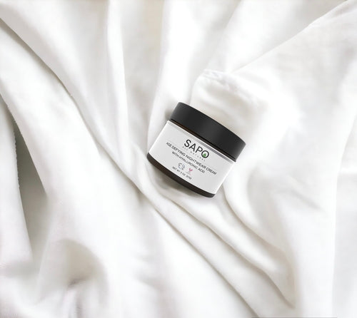 Sapo Night Cream - Hydrating Overnight Face Moisturizer with