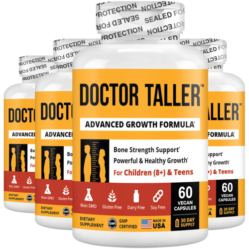 Doctor Taller Capsules for Kids Ages 8+ & Teens, 60 Vegan Capsules