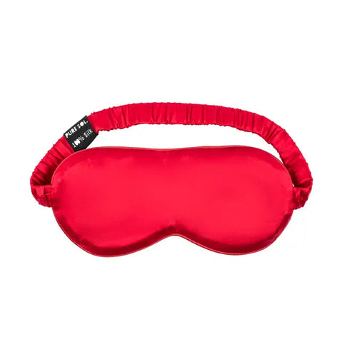 PURE SOL. Beauty Silk Sleep Eye Mask- Black Onyx