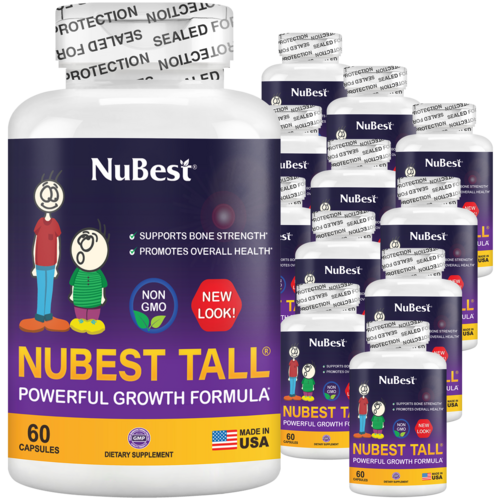 NuBest Tall Growth Support for Kids Ages 5+ & Teens, Non-Milk, 60