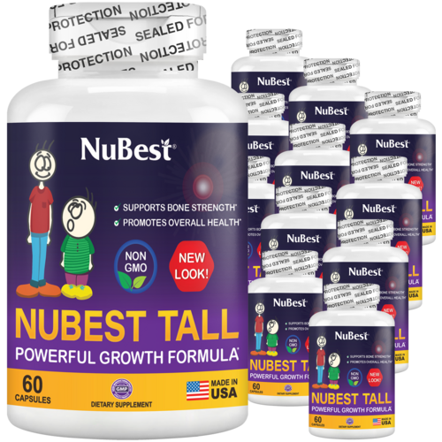 NuBest Tall Growth Support for Kids Ages 5+ & Teens, Non-Milk, 60