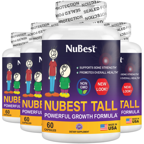 NuBest Tall Growth Support for Kids Ages 5+ & Teens, Non-Milk, 60