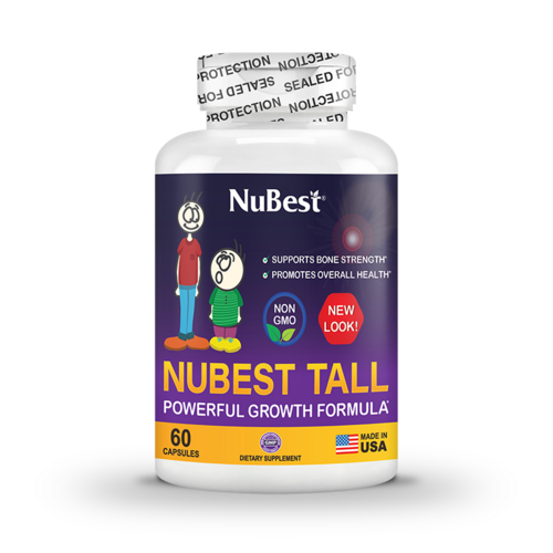 NuBest Tall Growth Support for Kids Ages 5+ & Teens, Non-Milk, 60