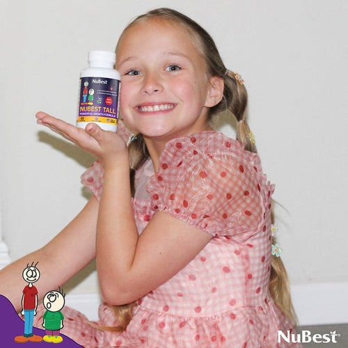 NuBest Tall Growth Support for Kids Ages 5+ & Teens, Non-Milk, 60