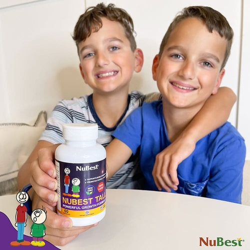 NuBest Tall Growth Support for Kids Ages 5+ & Teens, Non-Milk, 60