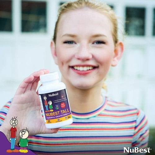 NuBest Tall Growth Support for Kids Ages 5+ & Teens, Non-Milk, 60