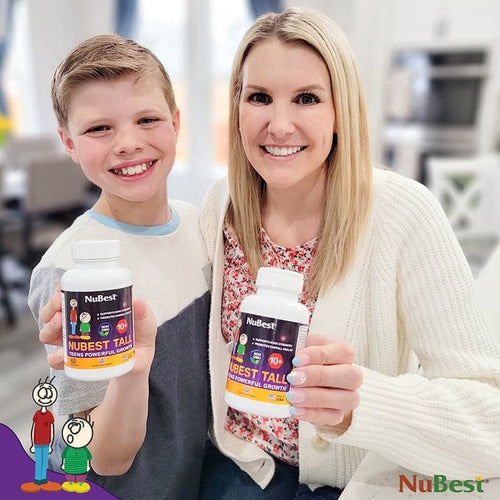 NuBest Tall 10+ Growth Support for Ages 10+ & Teens, 60 Capsules