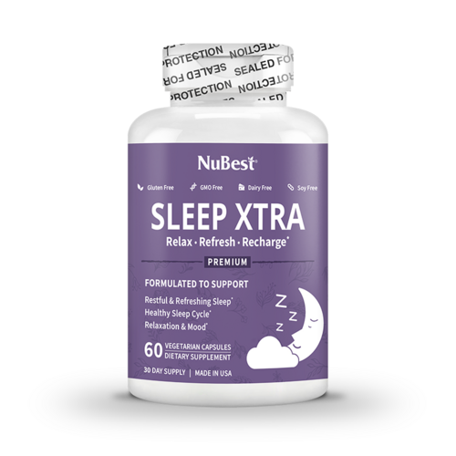 Sleep Xtra Sleep Aid for Teens & Adults, 60 Vegan Capsules