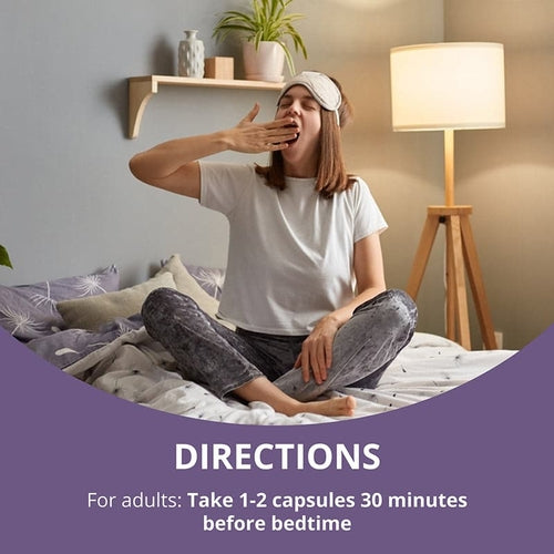 Sleep Xtra Sleep Aid for Teens & Adults, 60 Vegan Capsules